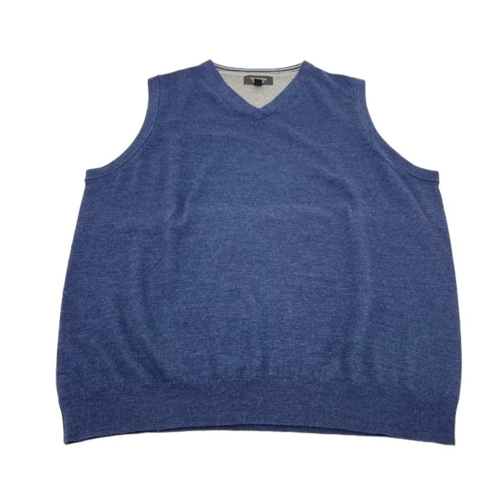Nordstrom Merino Wool Vest XL Blue - Picture 3 of 12